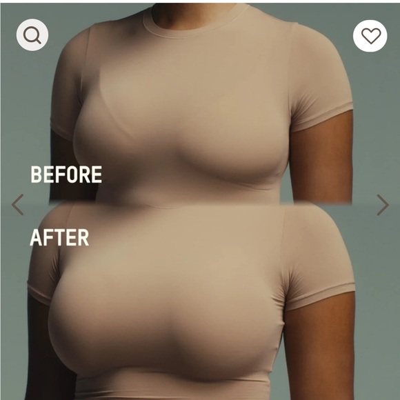 SKIMS ULTIMATE BRA TEARDROP PUSH-UP BRA | ONYX / 36 / A - Picture 5 of 6